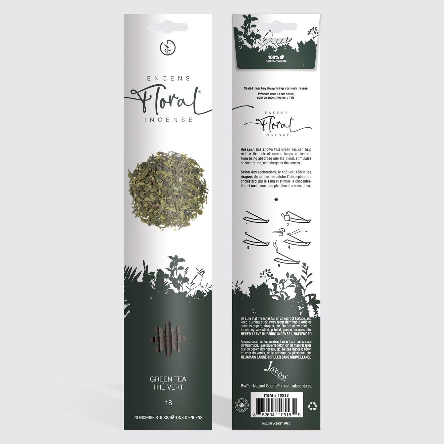 Floral #18 Green Tea Incense Sticks