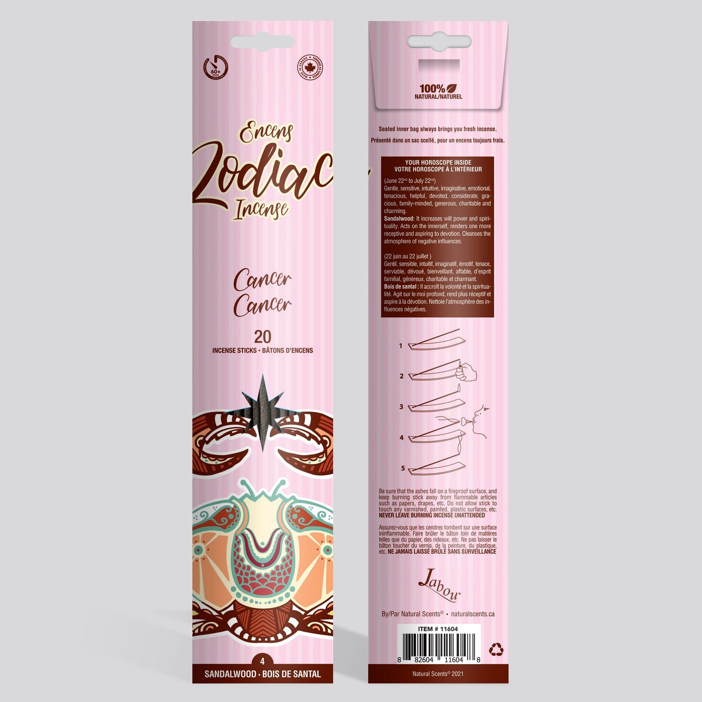 Zodiac #04 Cancer Incense Sticks