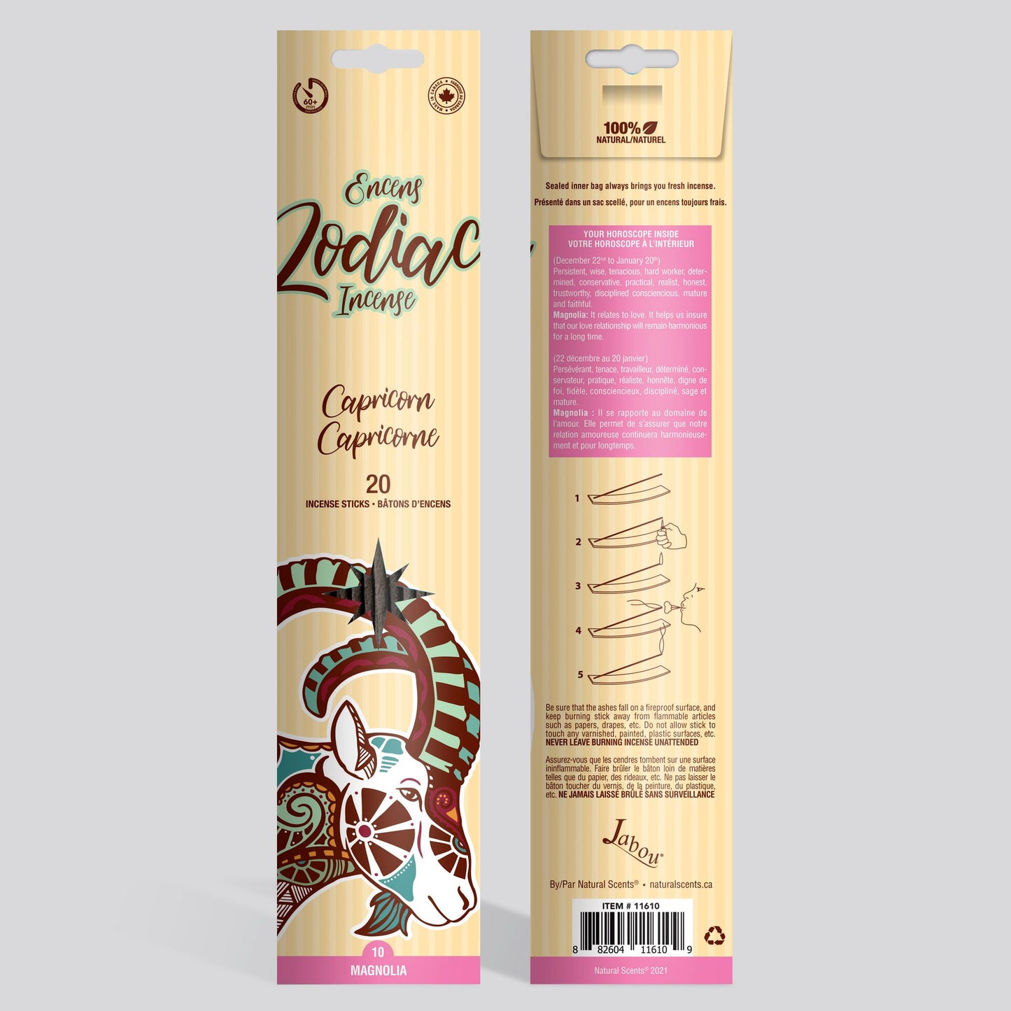 Zodiac #10 Capricorn Incense Sticks