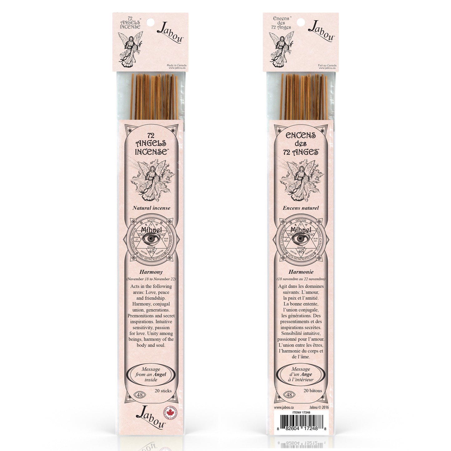 72 Angels #48 Harmony Incense Sticks