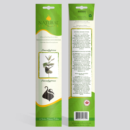 Natural Scents Eucalyptus Incense Sticks