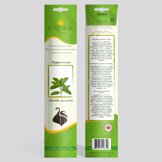 Natural Scents Peppermint Incense Sticks