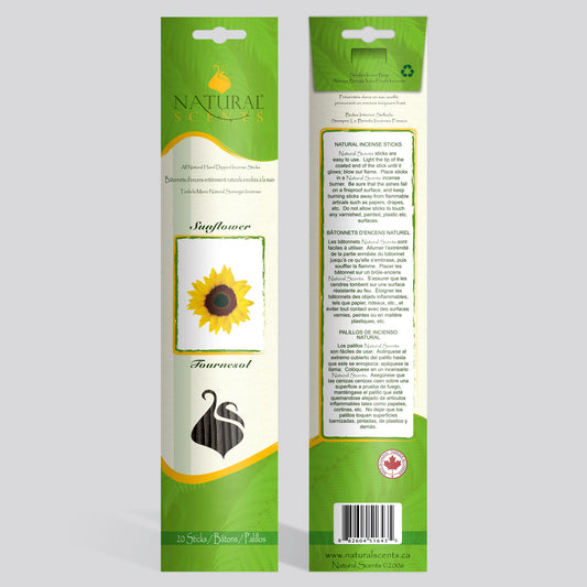 Natural Scents Sunflower Incense Sticks