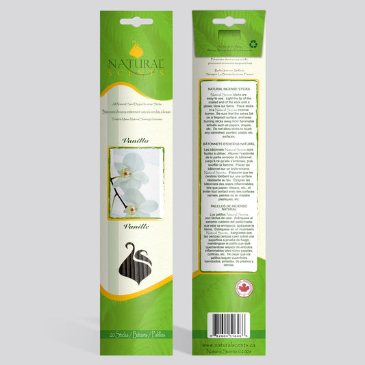 Natural Scents Vanilla Incense Sticks