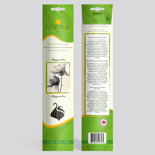 Natural Scents Magnolia Incense Sticks