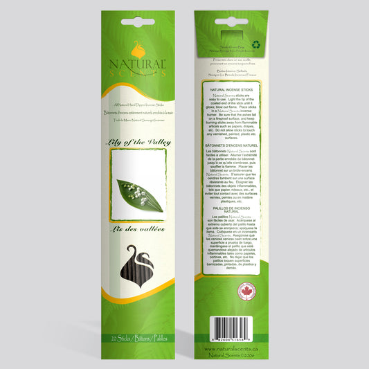 Natural Scents Lily of the Valley Incense Sticks