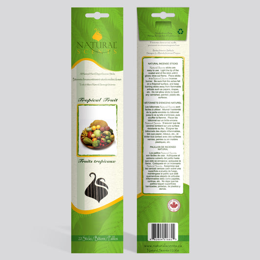 Natural Scents Tropical Fruit Incense Sticks