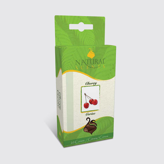 Natural Scents Cherry Incense Cones