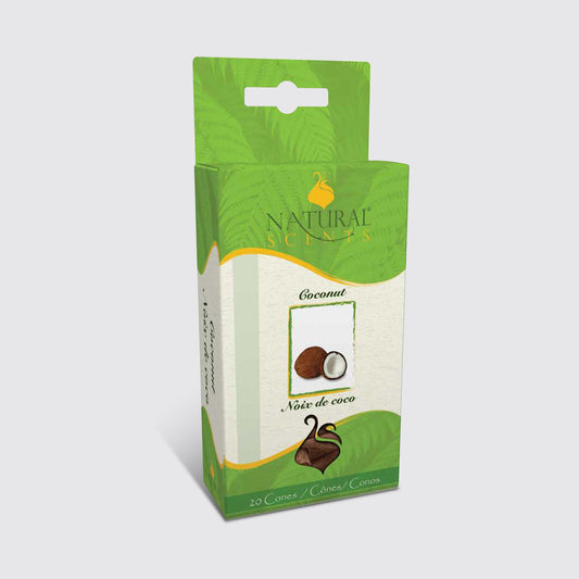 Natural Scents Coconut Incense Cones