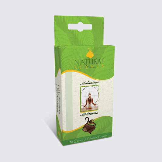 Natural Scents Meditation Incense Cones