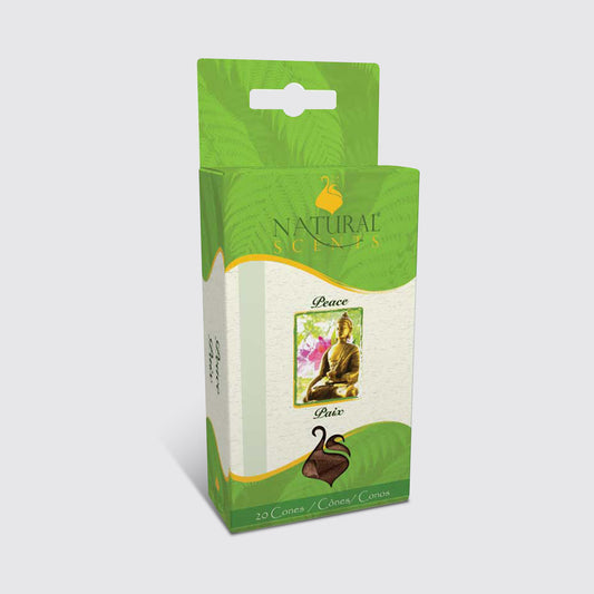 Natural Scents Peace Incense Cones