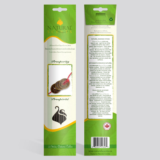 Natural Scents Prosperity Incense Sticks