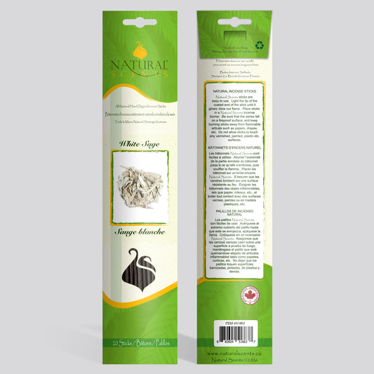 Natural Scents White Sage Incense Sticks