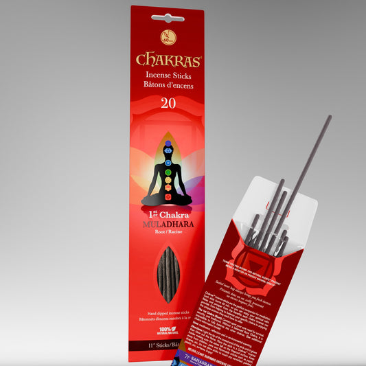 Chakras #01 Muladhara Incense Sticks