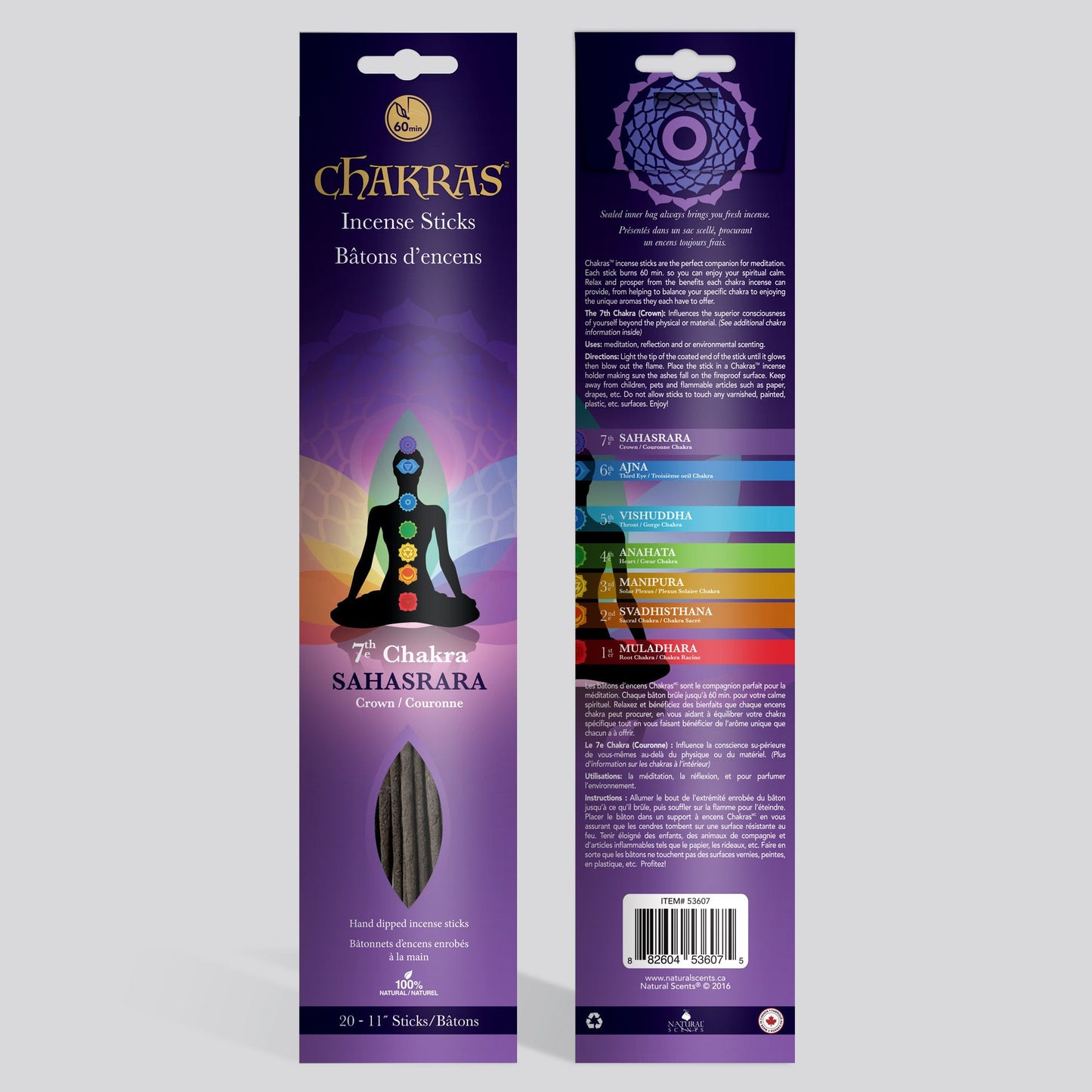 Chakras #07 Sahasrara Incense Sticks